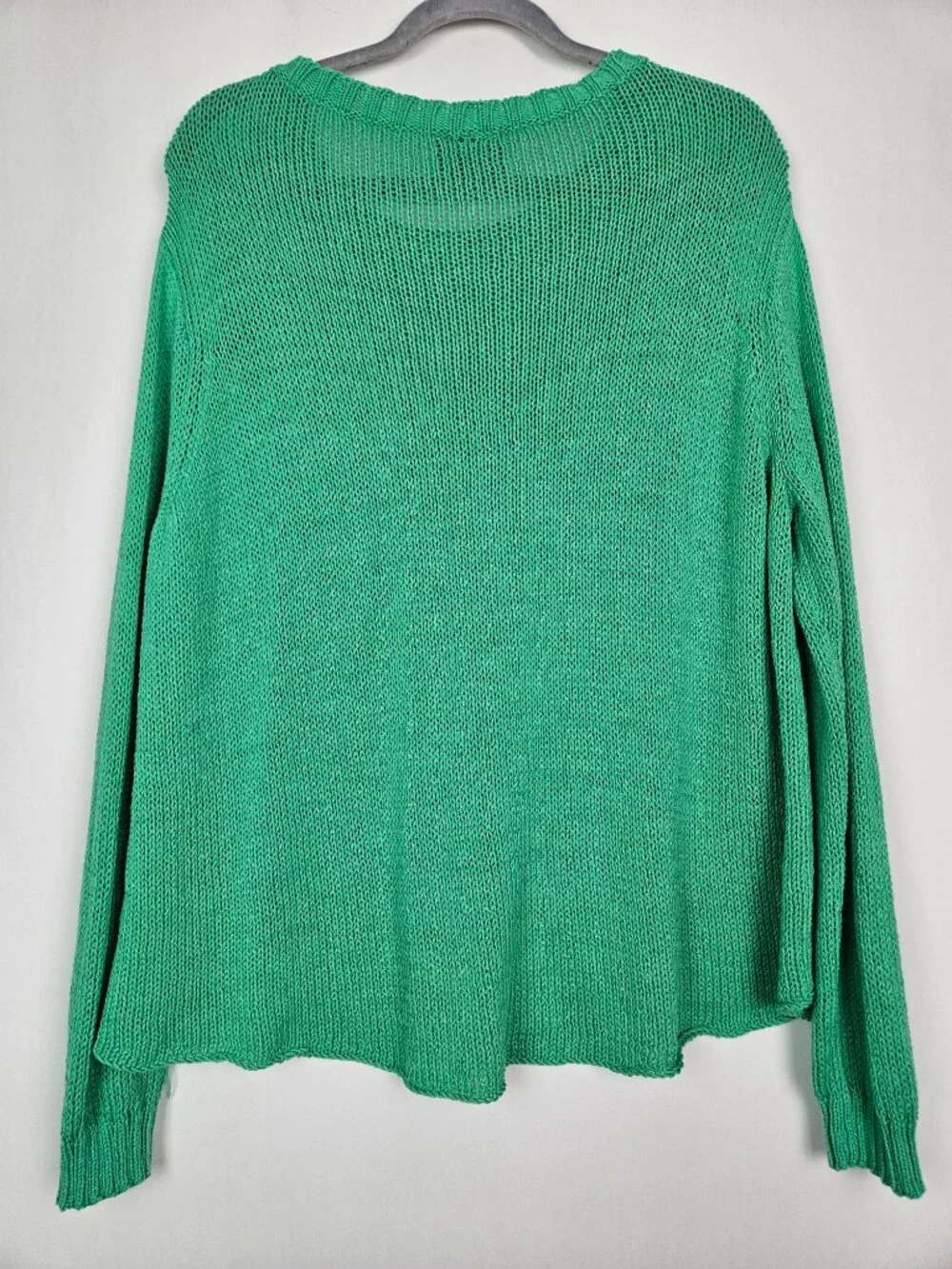 Wooden Ships Lucky Green Embroidered Sweater M/L
